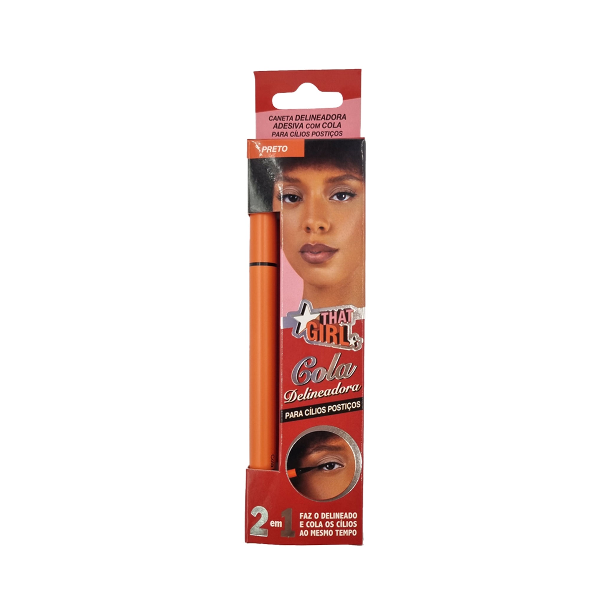Caneta Delineadora com Cola para Cílios