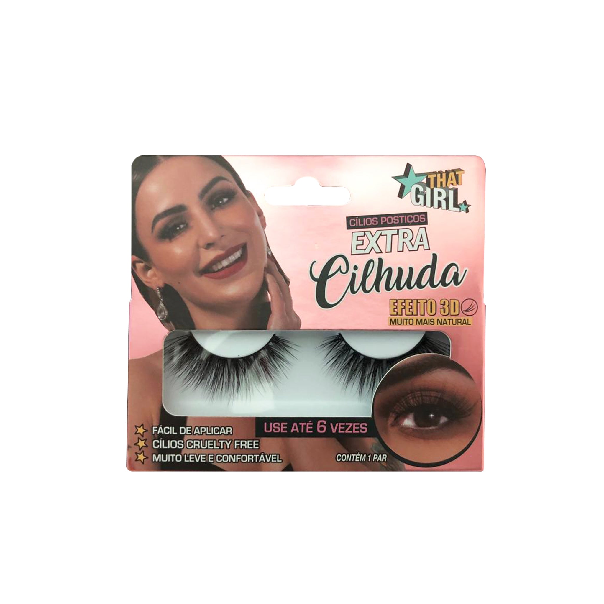 Cílios Postiços 3D Cilhuda