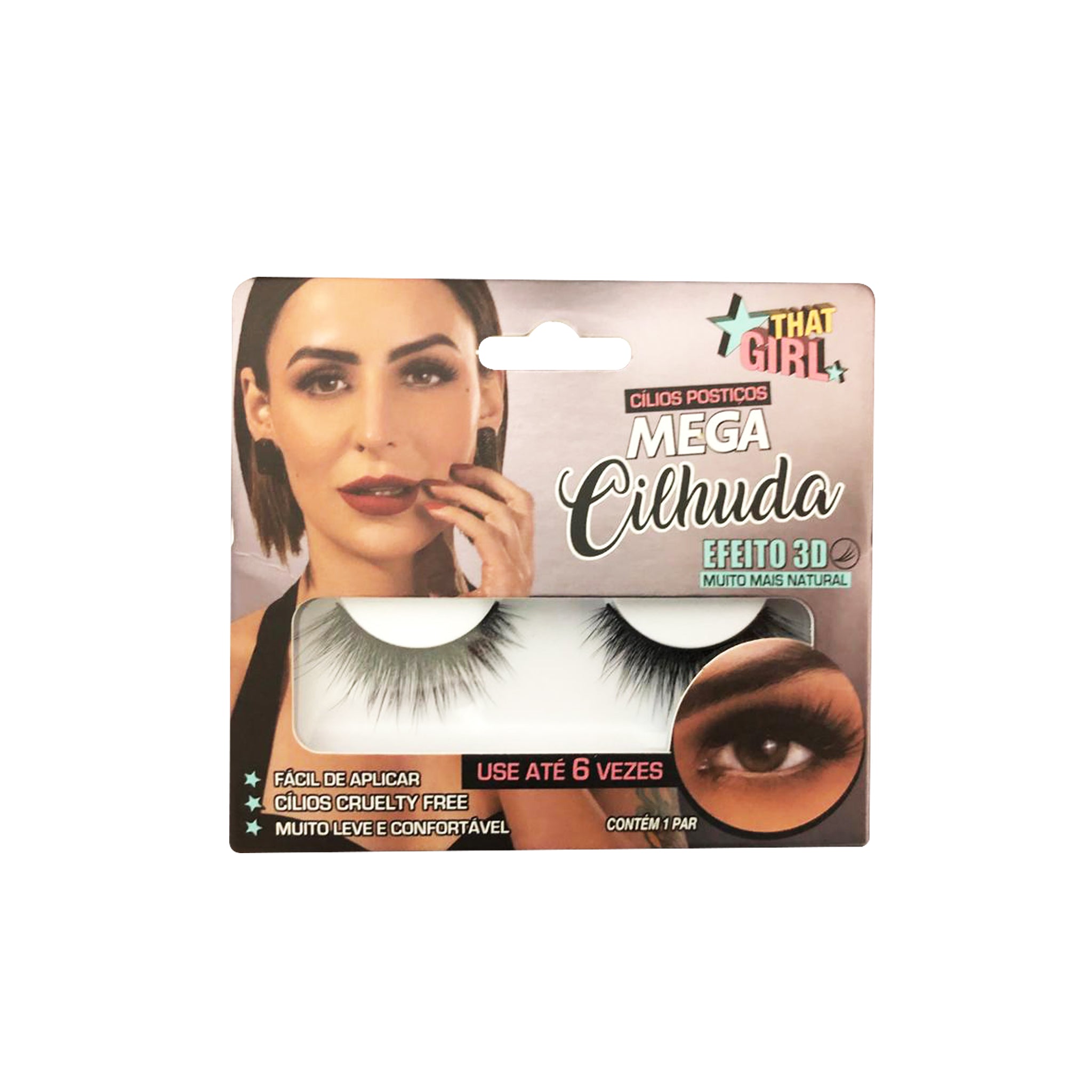 Cílios Postiços 3D Cilhuda