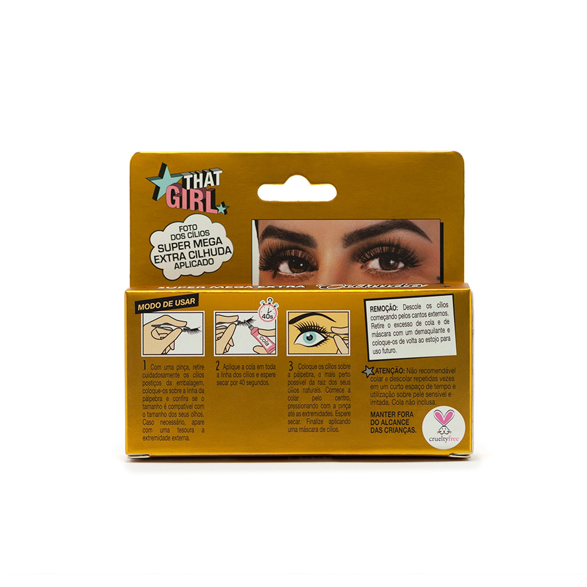 Cílios Postiços 3D Cilhuda