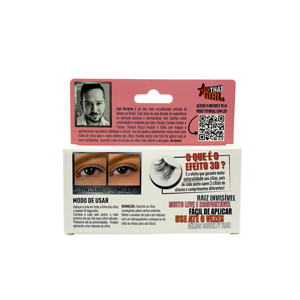 Cílios Postiços Half Lash