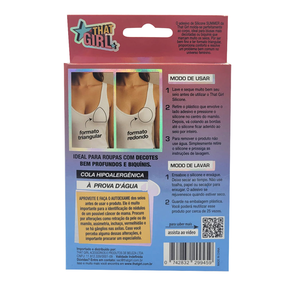 Adesivo para Seios Triangular